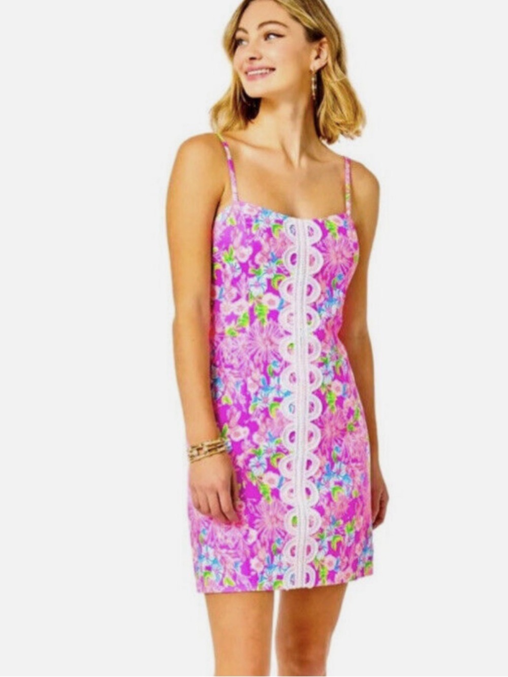 Lilly Pulitzer Shelli Stretch Dress in Mums the Word